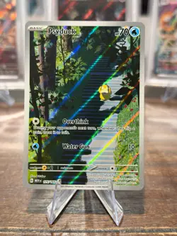 2023 Pokemon Mew EN 151 #175/165 Psyduck Illustration Rare NM/MT+ - Image 1