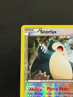 Snorlax 118/162 - XY Breakthrough REVERSE HOLO Pokemon TCG Card LP - Image 5