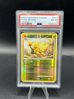2009 POKEMON PLATINUM ARCEUS #SH12 SHINX-REVERSE FOIL PSA 6 - Image 1