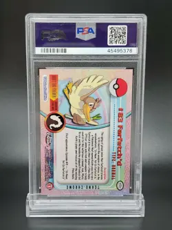 PSA 10 GEM MINT 💎 Pokemon Topps Chrome T.V. Farfetch'd Tekno - Image 2