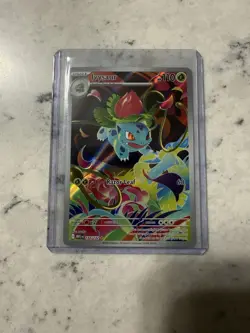 Ivysaur 134/132 Illustration Rare Pokemon Mega Evolution Full Art English TCG - Image 1