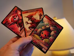 Custom Art Cavern of Souls, s33 black core, UMA CLB DSK MTG MH3 Commander - Image 3