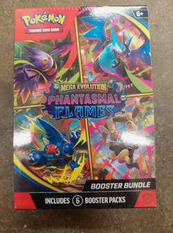 IN HAND Pokemon Mega Evolutions Phantasmal Flames Booster Bundle - Image 1