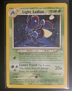 LIGHT LEDIAN #24 POKEMON NEO DESTINY 1999-2000 - Image 1