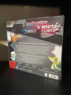 Pokemon TCG SV10.5 Black Bolt & White Flare Unova Poster Collection Box Sealed - Image 2