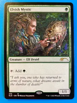 MTG 1x Elvish Mystic # 475 Secret Lair Drop Magic the Gathering Card x1 NM - Image 1