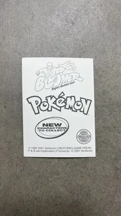 NOCTOWL 164 - POKEMON DUNKIN BOOMER 2001 NM STICKER HOLO VINTAGE - Image 2