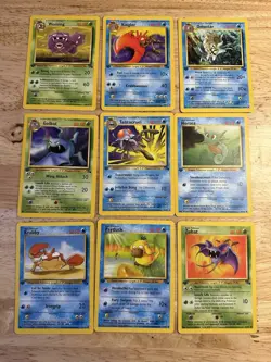 Pokemon Fossil 1st Edition Lot#2 - Image 1