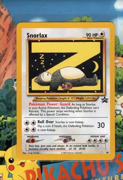 Pokemon TCG Snorlax 49/53 WOTC Promo Non-Holo NM - Image 1