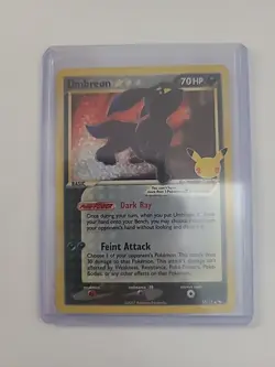 Pokemon TCG Umbreon Gold Star 17/17 Celebrations Classic Collection Holo MINT NM - Image 1