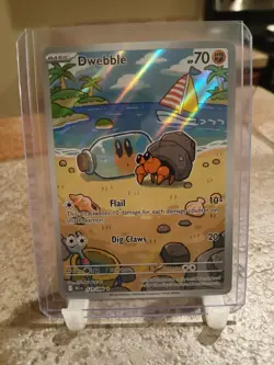 2025 Pokemon Dwebble Illustration Rare Black Bolt 129/086 NM - Image 1