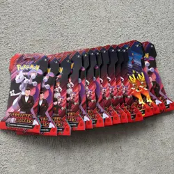 Scarlet and Violet Destined Rivals Sleeved Booster Pack 15 Packs Pokemon TCG Lot - Image 1
