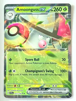 Amoonguss ex 011/159 Double Rare Journey Together - Pokemon TCG - Near Mint NM - Image 3