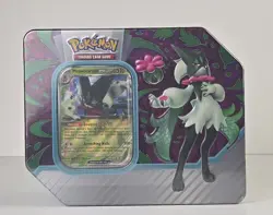 Pokemon TCG: Paldea Partners Meowscarada EX Tin - 5 Packs New Factory Sealed - Image 2