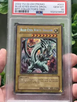 2002 Blue-Eyes White Dragon ?? ?? BPT-003 Collectors Tin PSA 10 Vintage Yugioh - Image 1