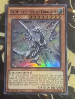 Yugioh: Blue-Eyes Solid Dragon - LDS2-EN014 - Ultra Rare (Purple) - 1st Ed - NM - Image 1