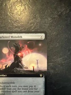 Darksteel Monolith (Extended Art) Commander Masters Regular - Image 2