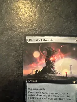 Darksteel Monolith (Extended Art) Commander Masters Regular - Image 3