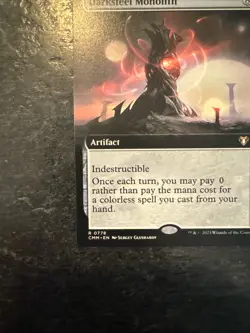 Darksteel Monolith (Extended Art) Commander Masters Regular - Image 4