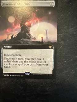 Darksteel Monolith (Extended Art) Commander Masters Regular - Image 5
