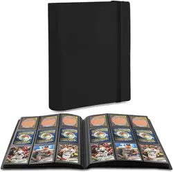 Trading Card Binder Holder, 9-Pocket Sports Card Collector Binder Album for TCG, - Image 1
