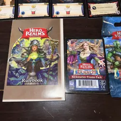 HUGE Hero Realms Deckbuilding Card Game Lot New + Loose Cards Packs Promos - Image 2