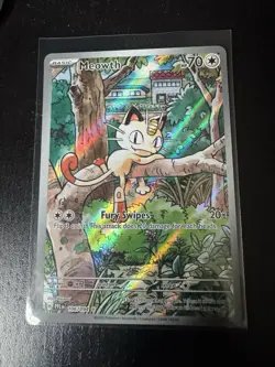 Meowth 106/094 Mega Evolution Phantasmal Flames English Pokemon Card TCG IR - Image 1