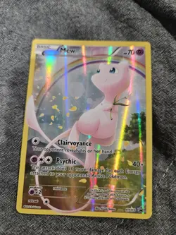 Pokemon Mew Holo Card XY110 Psychic Type Full Art TCG Ungraded NM - Image 1