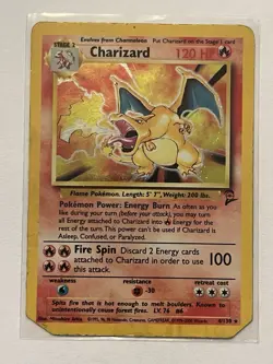 Vintage Pokemon Card Binder Lot Of 18 Cards! Holos, Charizard, + MORE! - Image 3