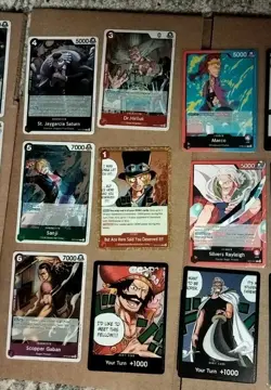 One Piece TCG 50 Card Lot: Super Rares, Rares, Don Cards And Leaders NMMT Cheap! - Image 5