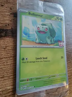 Bulbasaur - (Best Buy Exclusive) 001/165 Miscellaneous Cards & Products Reverse - Image 3