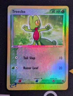 Treecko - 76/109, EX Ruby & Sapphire - Reverse Holo - Pokemon Card - Near Mint - Image 1