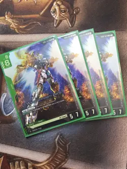 Wing Zero GD01 024 LR Gundam Card Game -Newtype Rising Tcg PLAYSET (x4) ENGLISH - Image 1