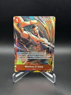 Monkey D. Garp Alt Art OP13-016 - One Piece English Card - Carrying on His Will - Image 1