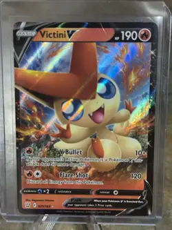 Victini V 021/163 Battle Styles NM Ultra Rare Pokemon Card - Image 1