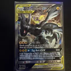 Pokemon Pikachu & Zekrom GX SM168 Promo Card Near Mint NM Condition - Image 1
