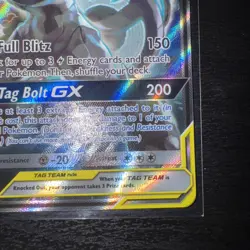 Pokemon Pikachu & Zekrom GX SM168 Promo Card Near Mint NM Condition - Image 4