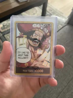 DON!! Card (Gol.D.Roger) (Gold) Carrying On His Will Foil - Image 1