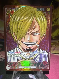Sanji Leader PRB01-001 L JP Alt Art One Piece Card Game Japanese NM Holo - Image 1