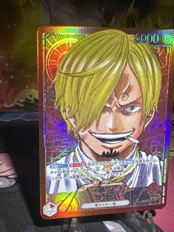 Sanji Leader PRB01-001 L JP Alt Art One Piece Card Game Japanese NM Holo - Image 3