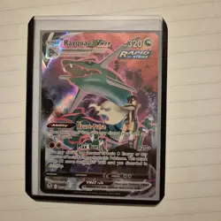 Pokemon TCG Rayquaza VMAX TG20/TG30 Swsh: Silver Tempest Alternative Art Card - Image 1