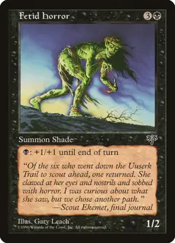 Magic the Gathering (mtg): MIR: Fetid Horror (x 4) - Image 1