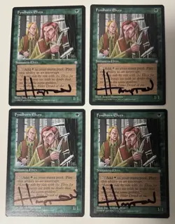Fyndhorn Elves - Ice Age (ICE) - LP - Signed - Playset Of 4 - Image 1