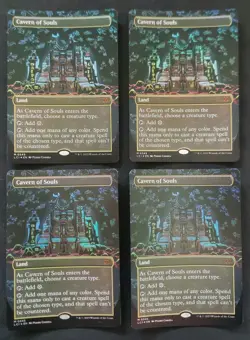 MTG - x4 Playset - Cavern of Souls - Foil - VO - Lost Caverns of Ixalan : extras - Image 1
