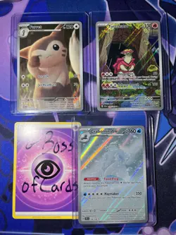 Pokemon TCG Full Art Lot - Lot of 3 Cards (Scarlet and Violet Era) - NM/M - Image 1