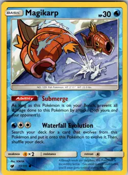 Magikarp 17/111 SM - Crimson Invasion Pokemon TCG LP - Image 1
