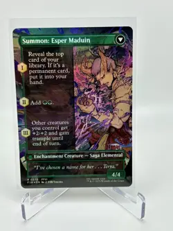 Esper Origins x Summon: Esper Maduin Foil - Borderless Foil - FF MTG NM!!! - Image 2