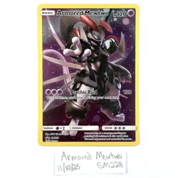 Armored Mewtwo SM228 Holo Pokemon TCG Blackstar Promo - Image 1