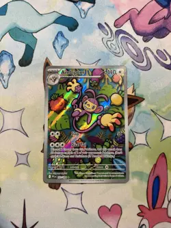 Pokemon Ambipom Illustration Rare Near Mint Phantasmal Flames 107/094 Pack Fresh - Image 1
