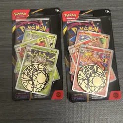 Lot of (2) - Pokemon TCG Phantasmal Flames Checklane Blisters - Image 1